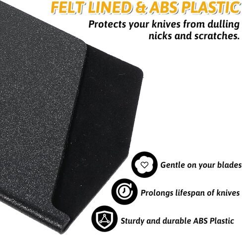 Cleaver Edge Guard 7.5" X 3.5" Abs Cleaver Cover Wide Knife Protector Sleeve for Chinese Kitchen Knifes, Durable Felt Lined Knifes Protector Sleeves in Saudi Arabia