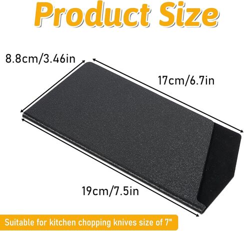 Cleaver Edge Guard 7.5" X 3.5" Abs Cleaver Cover Wide Knife Protector Sleeve for Chinese Kitchen Knifes, Durable Felt Lined Knifes Protector Sleeves in Saudi Arabia
