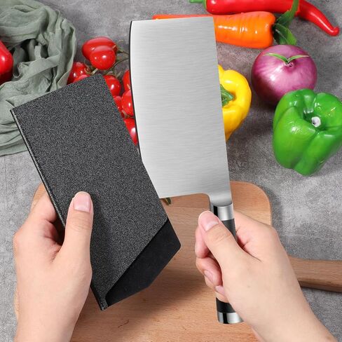 Cleaver Edge Guard 7.5" X 3.5" Abs Cleaver Cover Wide Knife Protector Sleeve for Chinese Kitchen Knifes, Durable Felt Lined Knifes Protector Sleeves in Saudi Arabia