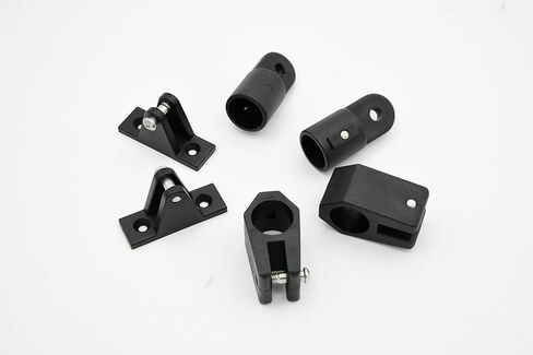 مجموعة أدوات Vinland Marine Bimini Top Fittings تناسب أنابيب Ø3/4 بوصة أو Ø7/8 بوصة، شريحة فك القارب، نهاية العين، أجهزة Bimini العلوية المفصلية على سطح السفينة، أجزاء Bimini، أجهزة Bimini، قطع غيار Bimini العلوية in Saudi Arabia