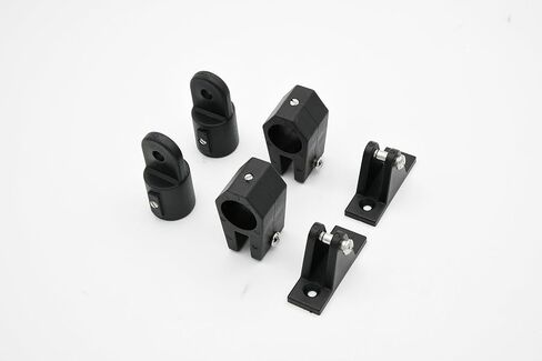 مجموعة أدوات Vinland Marine Bimini Top Fittings تناسب أنابيب Ø3/4 بوصة أو Ø7/8 بوصة، شريحة فك القارب، نهاية العين، أجهزة Bimini العلوية المفصلية على سطح السفينة، أجزاء Bimini، أجهزة Bimini، قطع غيار Bimini العلوية in Saudi Arabia