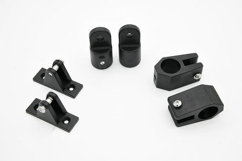 مجموعة أدوات Vinland Marine Bimini Top Fittings تناسب أنابيب Ø3/4 بوصة أو Ø7/8 بوصة، شريحة فك القارب، نهاية العين، أجهزة Bimini العلوية المفصلية على سطح السفينة، أجزاء Bimini، أجهزة Bimini، قطع غيار Bimini العلوية in Saudi Arabia