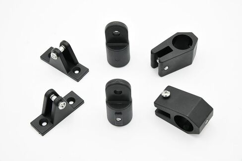 مجموعة أدوات Vinland Marine Bimini Top Fittings تناسب أنابيب Ø3/4 بوصة أو Ø7/8 بوصة، شريحة فك القارب، نهاية العين، أجهزة Bimini العلوية المفصلية على سطح السفينة، أجزاء Bimini، أجهزة Bimini، قطع غيار Bimini العلوية in Saudi Arabia