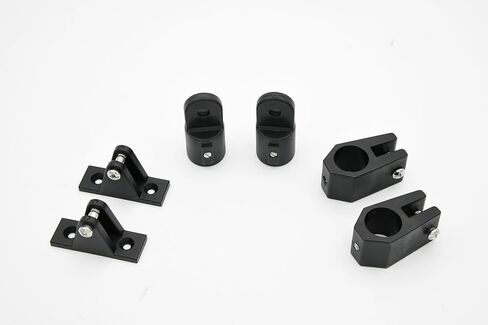 مجموعة أدوات Vinland Marine Bimini Top Fittings تناسب أنابيب Ø3/4 بوصة أو Ø7/8 بوصة، شريحة فك القارب، نهاية العين، أجهزة Bimini العلوية المفصلية على سطح السفينة، أجزاء Bimini، أجهزة Bimini، قطع غيار Bimini العلوية in Saudi Arabia