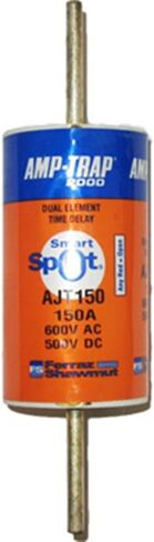 FERRAZ SHAWMUT AJT150 150A, Fuse, Visual Indicator, 600VAC, Class J, 200KA AC/100KA DC, TIME-DELAY in Saudi Arabia