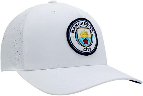 Manchester City FC Color Badge Premium Hat - White in Saudi Arabia