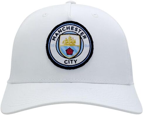 Manchester City FC Color Badge Premium Hat - White in Saudi Arabia