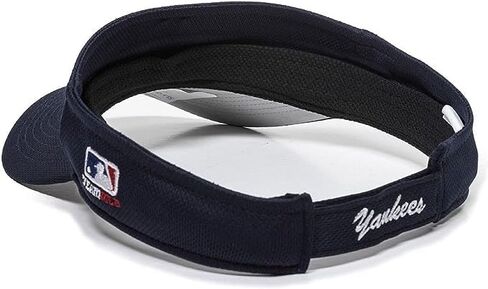 Officially Licensed New York Baseball Visor Hat Adjustable Classic Team Logo Cap (Blue) in Saudi Arabia