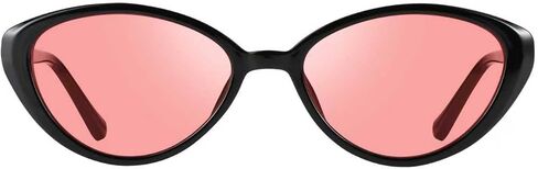 Indoor Fluorescent-41 Pink & Outdoor Fluorescent-60 Brown Tinted Blue Light Blocking Glasses Cat Eye Migraine Light Sensitivity Computer Glasses Photophobia Fluorescent LED Glare Women AB3307 in Saudi Arabia