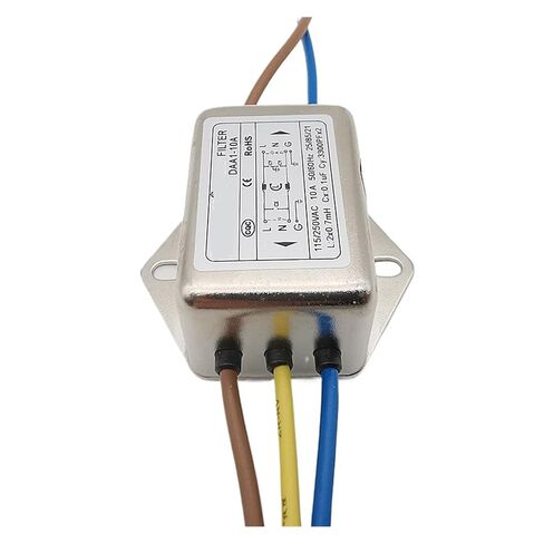 Lead Single-Phase 220V Power Filter DAA1-6A DAA1-10A 6A 10A Anti-Interference(DAA1-10A line Same Direction) in Saudi Arabia