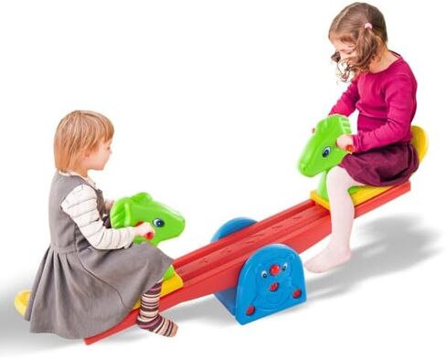 يا! يلعب! Teeter Totter - انظر المنشار للفناء الخلفي أو غرفة اللعب بمقابض سهلة الإمساك - معدات لعب داخلية أو خارجية للأطفال الصغار in Saudi Arabia