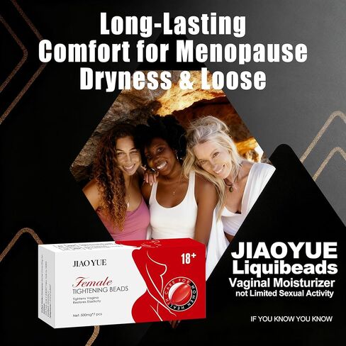 Personal Lubricant, Liquibeads Vaginal Moisturizer, 7 Bead Inserts to Supplement for Comfort and Sex, Sexual Enhancement in Saudi Arabia
