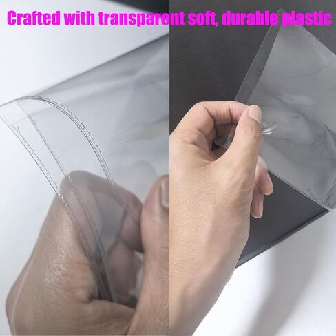 4 عبوات من حاملات بطاقات ماجونج، تناسب بطاقة ماجونج كبيرة (6 1/8 بوصة × 4 3/4 بوصة)، حامل غطاء بولي كلوريد الفينيل، واقي بطاقة ماجونج، حامل أكمام بطاقات ماجونج من البلاستيك الشفاف الناعم، هدايا لمحبي ماجونج in Kuwait