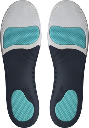 Peak Premium Comfort Shoe Insoles - Anti-Fatigue Orthotic Inserts for Men/Women - Plantar Fasciitis Relief & Arch Support - Comfortable for All-Day Use (Medium - Men's 7.5-9 / Women's 9.5-11) in Saudi Arabia