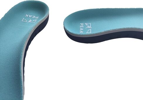 Peak Premium Comfort Shoe Insoles - Anti-Fatigue Orthotic Inserts for Men/Women - Plantar Fasciitis Relief & Arch Support - Comfortable for All-Day Use (Medium - Men's 7.5-9 / Women's 9.5-11) in Saudi Arabia