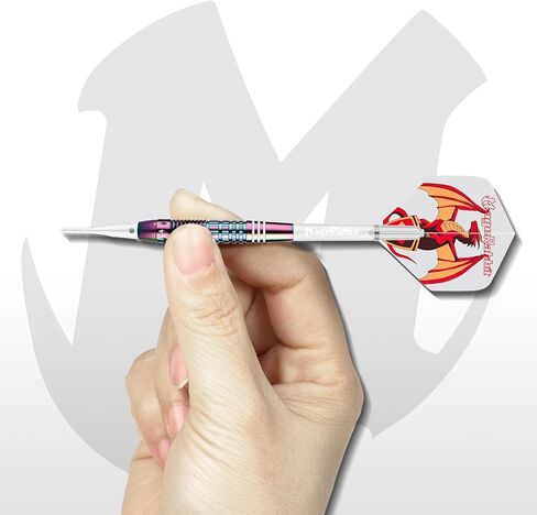 رأس سهام بلاستيكي 3 قطع، رأس ناعم 18 جرام، سهام إلكترونية + 6 قطع طيران + 6 قطع أعمدة، مواد نحاسية مع مجموعة كاملة من ملحقات رمي ​​السهام in Kuwait