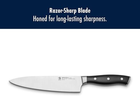 مجموعة سكاكين HENCKELS x EMERIL Lagasse The Nola Collection Razor-Sharp German 7 قطع ذاتية الشحذ، مصنوعة في مصنع ألماني مملوك للشركة بتركيبة خاصة من الفولاذ مثالية لما يقرب من 300 عام in Kuwait