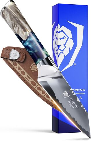 Dalstrong Paring Knife - 4 inch - Valhalla Series - 9CR18MOV HC Steel - Celestial Resin & Wood Handle - Professional Kitchen Knife Gift - Razor Sharp - w/Leather Sheath in Saudi Arabia