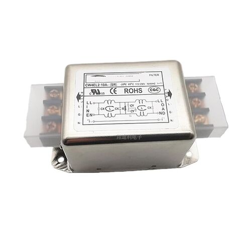 مرشح طاقة أحادي الطور CW4E-30A-S 10A 20A 30A مزدوج المرحلة تنقية التيار المتناوب 220 فولت كتلة طرفية (CW3-20A-T 20A) in Saudi Arabia
