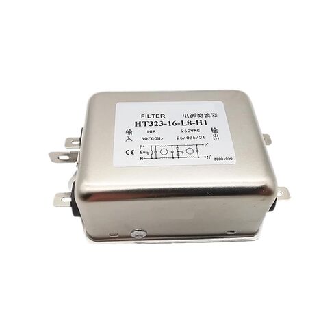 Double Stage Filter HT323-16-L8-H1 Power Filter Single Phase 220V 16A in Saudi Arabia