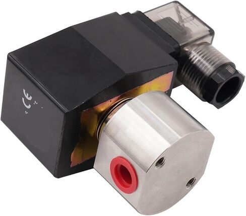 Orifice 1.2mm 200Bar 2mm 100Bar 304 Stainless Steel Two-Way high Pressure Normally Closed Solenoid Valve G 1/4" 1/8" AC220V DC24V(1/8",DC 12V_Orifice 1.2MM 200BAR) in Saudi Arabia
