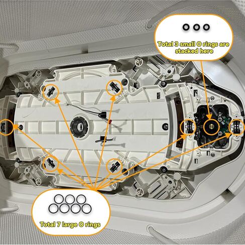 O Rings Replacement Kit with Full Repair Tools for SNOO Smart Sleeper Bassinet - Fix Motor Grinding & Jerking Repair Kit Compatible with All Models SNOO Bassinet in Kuwait