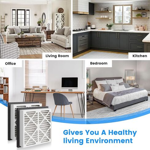 20x20x3 MERV 13 Pleated Air Filter Replacement for Zephyr VGF Series 20x20x3 Whole Home Return Air Grille Filter, MERV 13 Air Filtration System, 2 Pack in Saudi Arabia