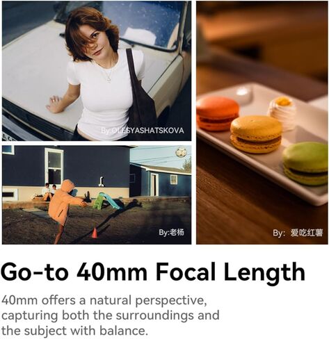 TTARTISAN AF 40mm F2 for Nikon Z-Mount Lens, Full Frame Autofocus Lens for Nikon Z Mount Cameras Z5 Z50 Z6 Z6II Z7 Z7II in Saudi Arabia