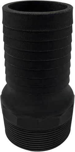 Gloxco Combination (KC) Nipple Fitting, 3" Hose Shank x 3" Male NPT, Polypropylene (KCN-300-NPT-PP) in Kuwait