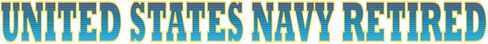 MilitaryBest US Navy Retired Strip Decal Sticker (20 Inch) in Saudi Arabia
