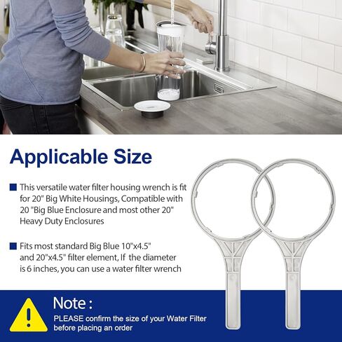 144368 Water Filter Housing Wrench Replacement for Pentek SW-4 Water filter Wrench for Whole House Filter, Fit for 20 "Big Blue Water Filte, For Removal of Big Blue Diameter 6 Inches Water Filte-2PCS in Saudi Arabia