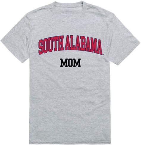 W Republic University of South Alabama Jaguars Mom Tee T-Shirt - Heather Grey, Large in Saudi Arabia