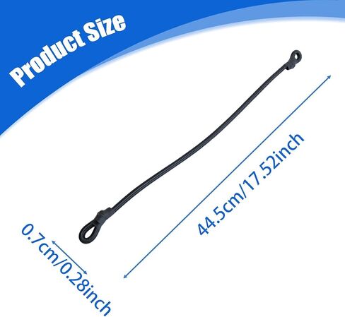 predolo Resistance Bands with Clips Stair Stepper Resistance Rope Vertical Climber Replacement Stepper Machine Connecting Strap, 0.7cmx44.5cm in Saudi Arabia