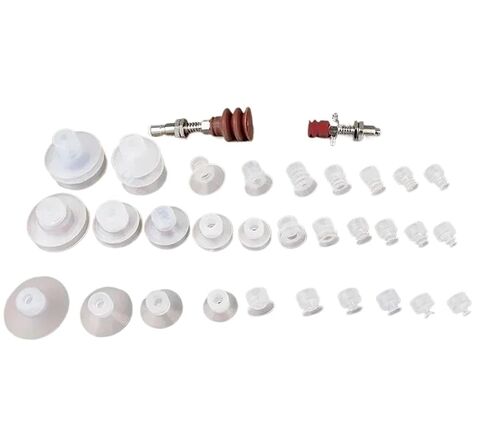 100PCS Pneumatic Suction Cup 5mm Mounting Hole Silicone Rubber One/Two Layer SP DP Injection Molding Machine Manipulator Sucker(8mm,MP) in Saudi Arabia