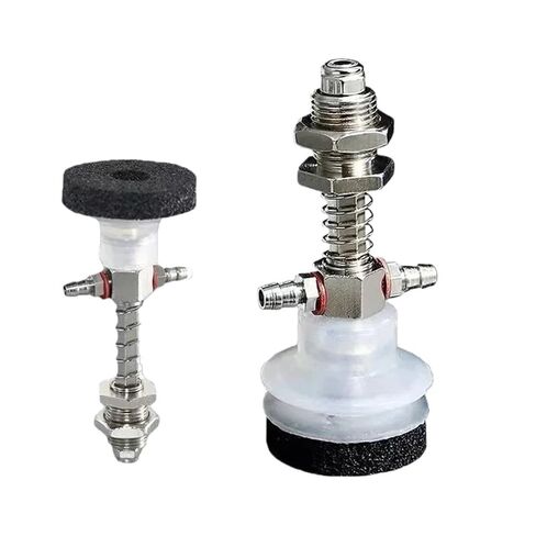 1pcs Pneumatic Vacuum Suction Cup Sponge Sucker Silicone Nozzle 8mm Mounting Hole Injection Manipulator Part(8,Two Layer) in Saudi Arabia