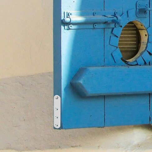 VALICLUD 10pcs 360 Degree Rotating Stainless Steel Door Pivot Hinges Concealed Shaft Cabinet Hardware Medium Size in Kuwait