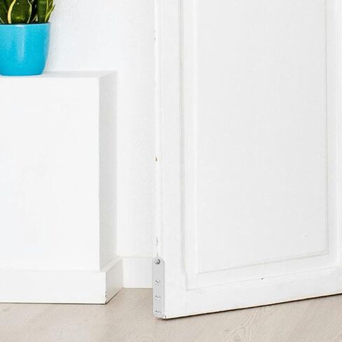 VALICLUD 10pcs 360 Degree Rotating Stainless Steel Door Pivot Hinges Concealed Shaft Cabinet Hardware Medium Size in Kuwait