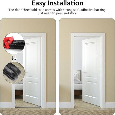 Self Adhesive Edging Strip, Floor Transition Strips Rubber Threshold Strip, PVC Floor Divider Strip Doorway Threshold Edging Trim, Carpet to Tile Door Strip in Saudi Arabia