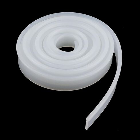 Oedema Shower Door Bottom Sweep 118 Inch Long Replacement Waterproof Door Rubber Shower Bottom Silicone Seal Strip for Bathroom Glass Door, Clear in Saudi Arabia