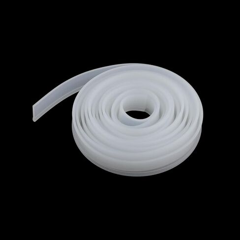 Oedema Shower Door Bottom Sweep 118 Inch Long Replacement Waterproof Door Rubber Shower Bottom Silicone Seal Strip for Bathroom Glass Door, Clear in Saudi Arabia