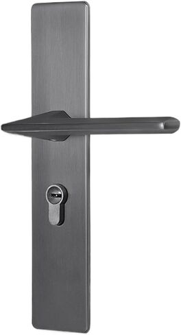 قفل باب داخلي منزلي، قفل متكامل لغرفة النوم والحمام، قفل باب من سبائك الزنك، مقبض باب الغرفة الصامت (70H62 قفل باب من النيكل الأسود) in Kuwait