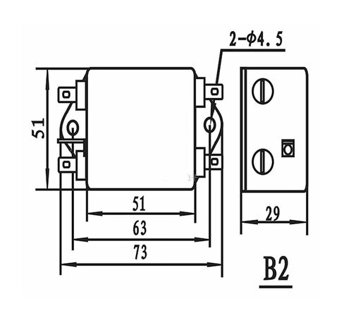 HT170-10-L8-B2 10A HT170-20-L8-B2 20A Single Phase AC Power Filter 220V(HT170-20 -L8 -B2 20A) in Saudi Arabia