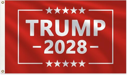 علم Trum-p 2028 President MAGA مع حلقات نحاسية لافتة خارجية مقاس 3 × 5 أقدام in Saudi Arabia