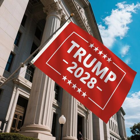 علم Trum-p 2028 President MAGA مع حلقات نحاسية لافتة خارجية مقاس 3 × 5 أقدام in Saudi Arabia