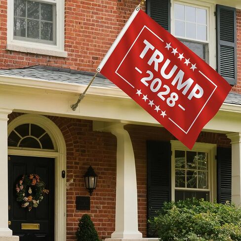 علم Trum-p 2028 President MAGA مع حلقات نحاسية لافتة خارجية مقاس 3 × 5 أقدام in Saudi Arabia