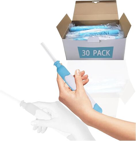Female External Catheter - 30 Pack - Soft Latex, Non-Invasive and Comfortable Fit for Women, Universal for Most Bedside/Portable Suction Systems in Kuwait