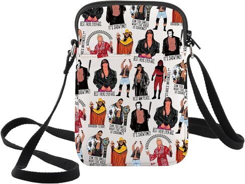 WZMPA Classic Wrestler Crossbody Bag Wrestling Match Fans Gift Wrestlin Hero Shoulder Bag Wrestler Merchandise in Saudi Arabia