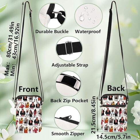 WZMPA Classic Wrestler Crossbody Bag Wrestling Match Fans Gift Wrestlin Hero Shoulder Bag Wrestler Merchandise in Saudi Arabia