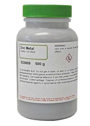Innovating Science - Zinc Metal Powder 100 Mesh Reagent Grade 500g - Versatile Material for Scientific, Industrial, and Research Applications in Saudi Arabia