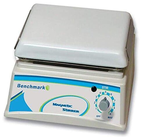 محرك مغناطيسي Benchmark Scientific H4000-S مع سطح مقاوم للمواد الكيميائية، مقاس 7.5 بوصة × 7.5 بوصة، 115 فولت in Kuwait